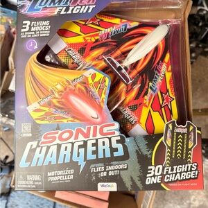 Motorized Propeller Toy - Red and Black